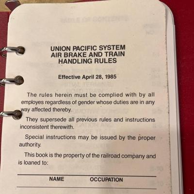 UP RR Manual