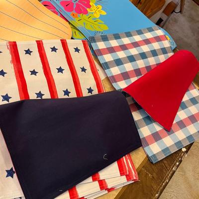 Rubber & Cloth place mats