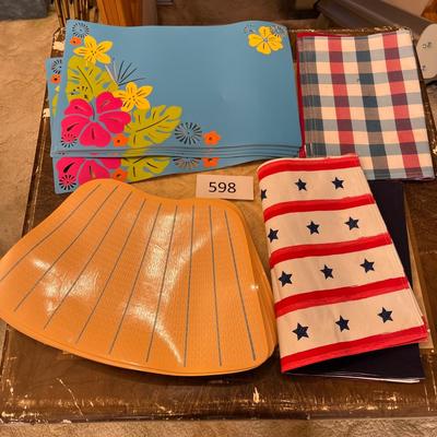 Rubber & Cloth place mats