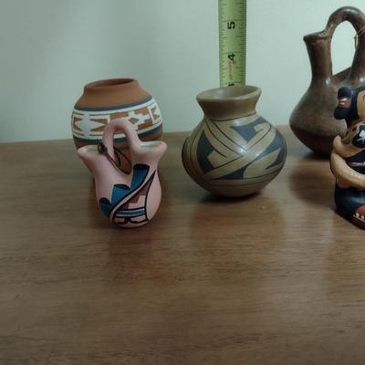 Nice Collection of Native American Signed Pottery Items