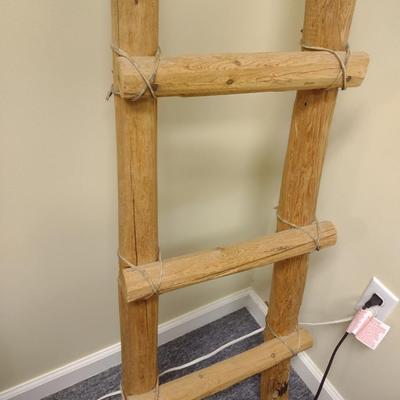 Solid Wood Native American Kiva Ladder