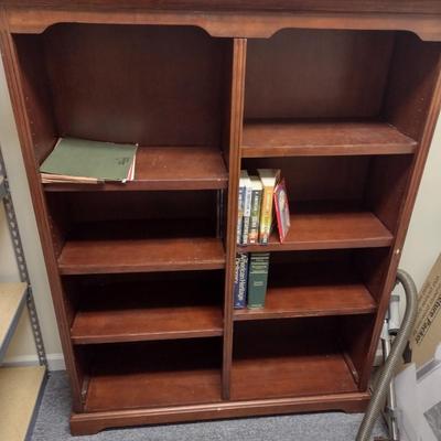 Wood Bookcase (No Contents)