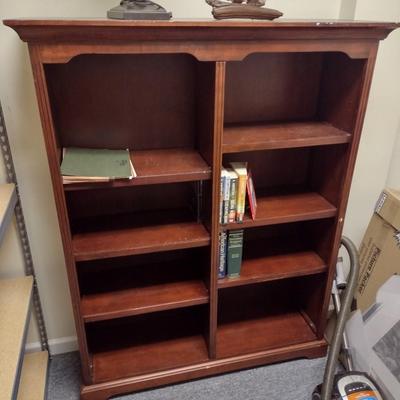 Wood Bookcase (No Contents)