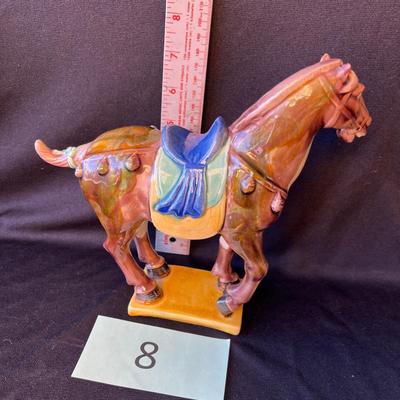 Porcelain horse figure China