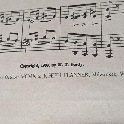 Antique "Oh, Wisconsin!" Music