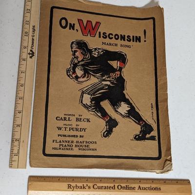 Antique "Oh, Wisconsin!" Music