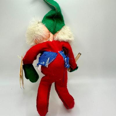 1982 Plush Santakins Elf "Grubby" with Original Tag