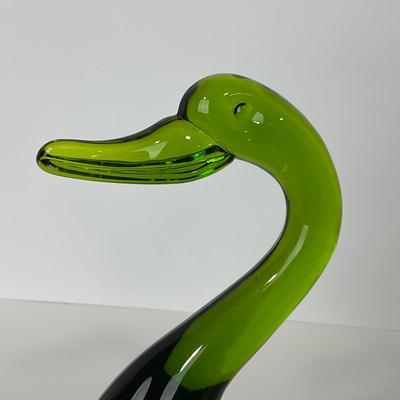 -127- VIKING | Mid Century Epic Green Duck | Curved Neck