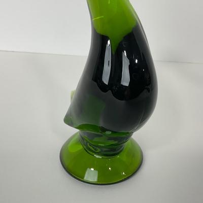 -127- VIKING | Mid Century Epic Green Duck | Curved Neck