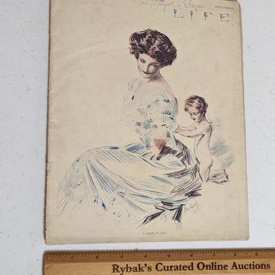 1908 Life November 19-Ethel Barrymore, Quite the Provenance