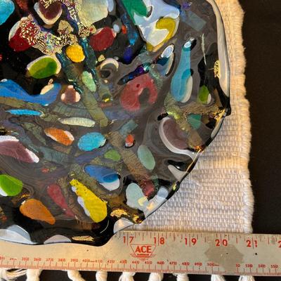 Studio Fused Glass Round Bowls