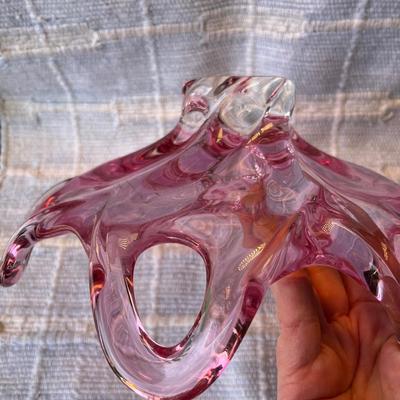 Italian Cranberry free form bowl