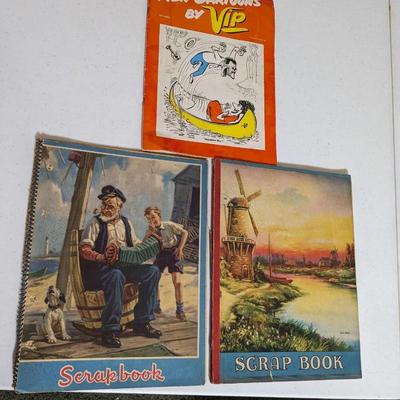Rare Cartoon by VIP, Vintage Unused Scrapbooks