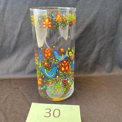 Rare Corningware Go with Vase COUNTRY FESTIVAL