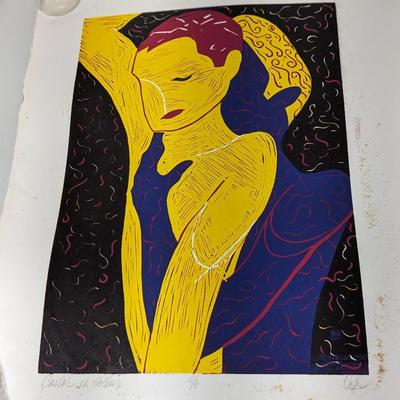 Matisse-like Art Deco Original 2/6