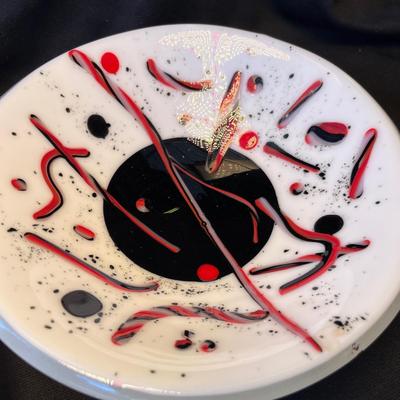 Confetti Style Fused Studio Art Glass Bowls