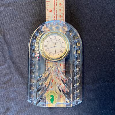 Waterford Crystal Desk Clock