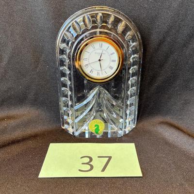 Waterford Crystal Desk Clock