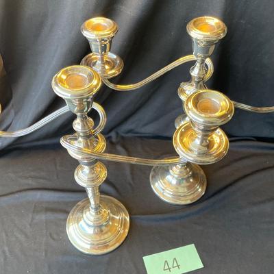 Gorham Silver Plated Candleabra Set