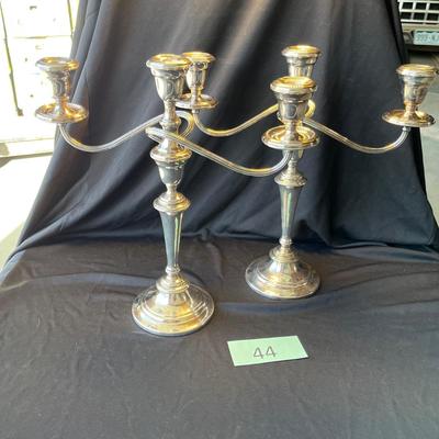 Gorham Silver Plated Candleabra Set