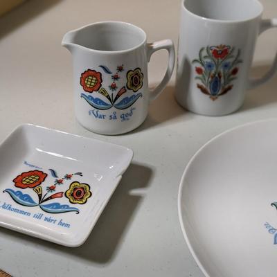 Swedish Flower Coffee Set From Berggren â€œVar Sa Godâ€