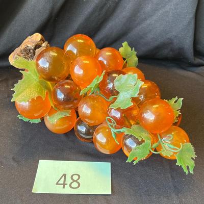 Vintage Lucite Grapes Centerpiece