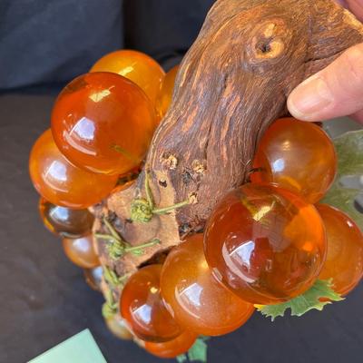 Vintage Lucite Grapes Centerpiece