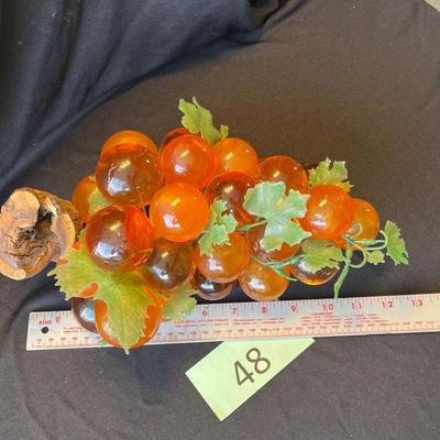 Vintage Lucite Grapes Centerpiece