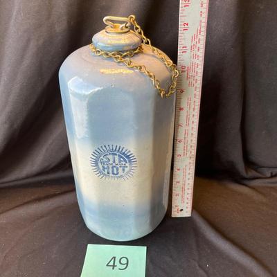 Salt Glaze Antique bed warmer