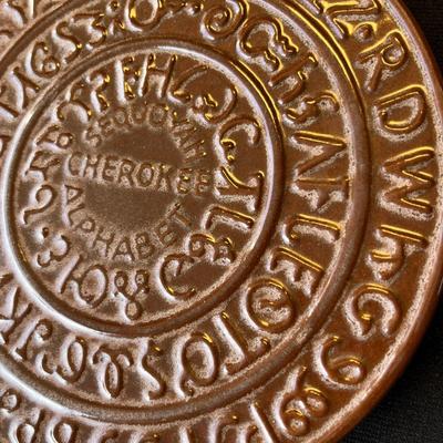 Frankoma Trivet Cherokee Alphabet