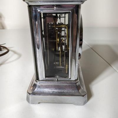 JUNGHANS Musical Clock Mantel Antique Alarm Carriage Top Quality German