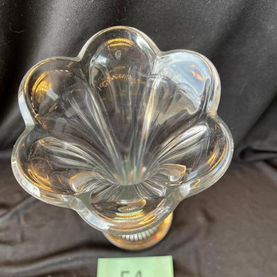 Antique Trumpet Vase Colonial Pattern