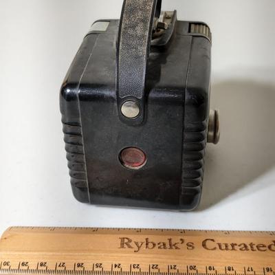 Vintage 1940s Art Deco Kodak Bakelite Brownie Hawkeye Camera Flash Model