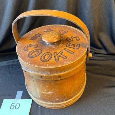 Authentic Shaker Cookie Jar/ Bucket
