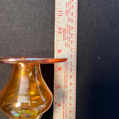 Studio Glass Tiffany style Flower Candle Holder