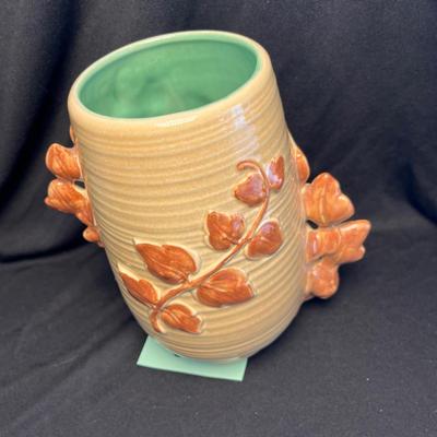 Red Wing Pottery 3 color vase
