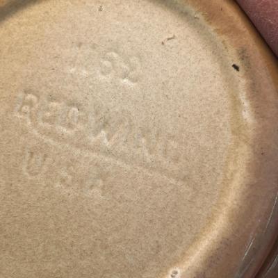 Red Wing Pottery 3 color vase