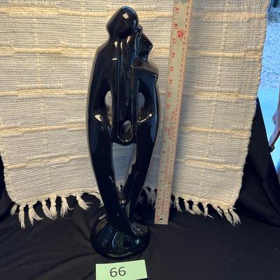 Haeger Black Man & woman Statue