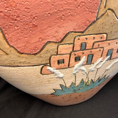 1980s Native American Southwest Style vase