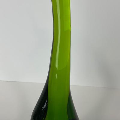 -128- VIKING | Mid Century Epic Green Duck | Stretched Neck