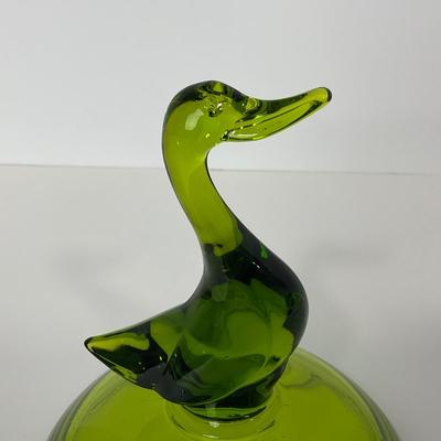 -129- VIKING | Epic Green Duck | Candy Dish