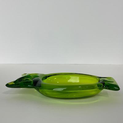 -134 | VIKING | Mid Century Green Owl Ash Tray