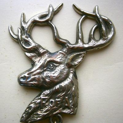 Vintage F. of A. (Foresters of America) Elk Head Pin