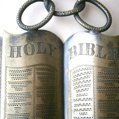 Vintage Odd Fellows HOLY BIBLE Emblem