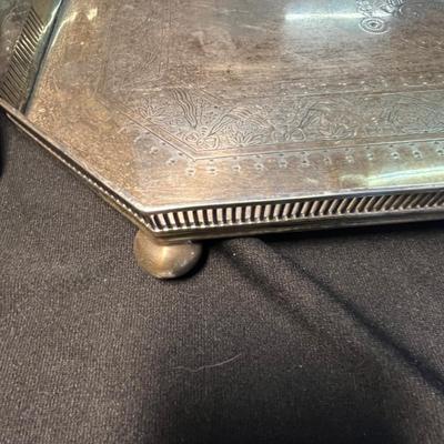 Large Silver Plate Tray