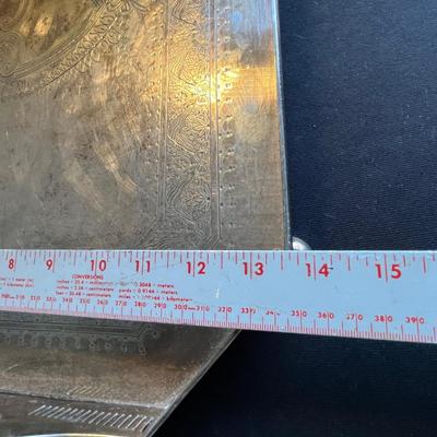 Large Silver Plate Tray