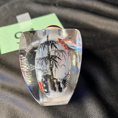 Interior Painted Oriental Snuff Bottle