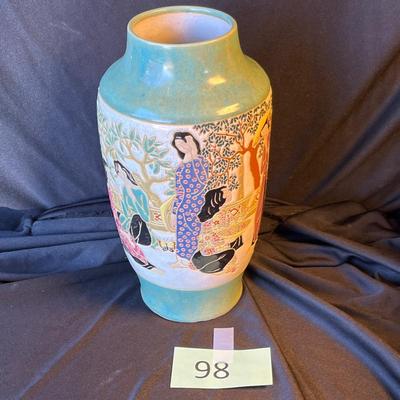 Great Satsuma type vase.