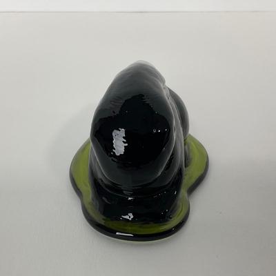 -138- VIKING | Mid Century Green Crouching Rabbit