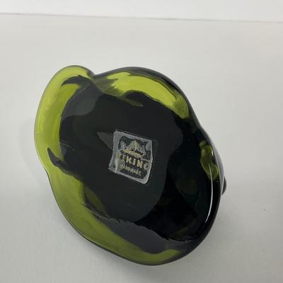 -138- VIKING | Mid Century Green Crouching Rabbit